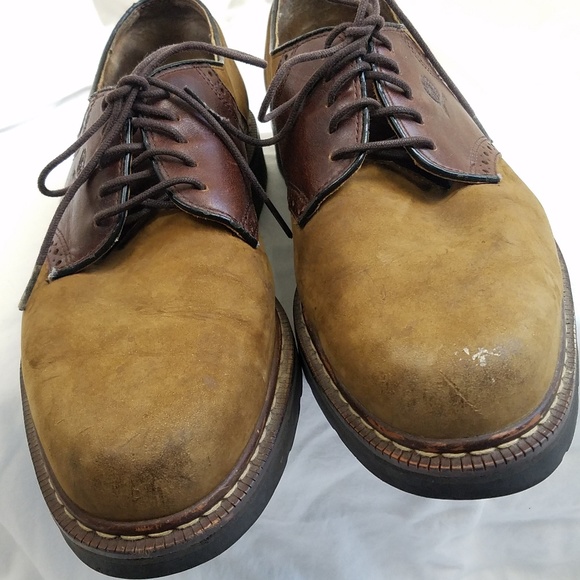 Tommy Hilfiger 10.5 Mens Oxford Saddle Shoes Brown - Picture 4 of 8